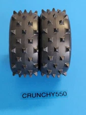 Duratrax Rear Tires 1.9" Pyramid Spike DTXC5116 Losi Tamiya Kyosho Vintage RC