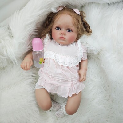24inch Lifelike Reborn Baby Doll Tutti Girl Toddler Cloth Body Birthday Gift