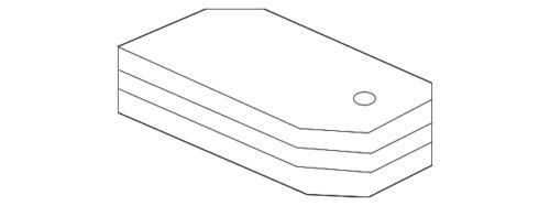 Conjunto de llavero para Honda (P/N 72147-TK8-A81)
