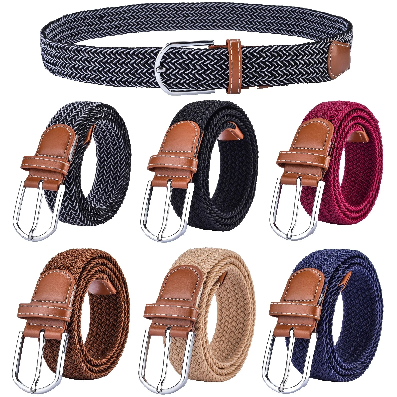 Polyester Textured Belts for Women