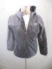 The North Face Size L 14-16 Girls Nylon Full Zip Hi-Pile Lined Storm Jacket 059