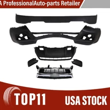 New Front Bumper Cover Grille Assembly Set w/o Foglight For 15-20 Chevy Colorado