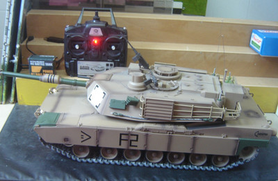 RC Torro 1:16 3918-1 M1 A2 Abrams US Kampfpanzer ohne Karton ''Gebraucht''(417)