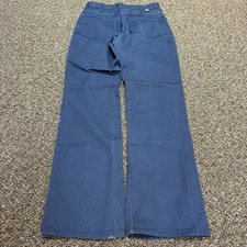 True Vintage 1970a Dickies Chino Work Pants Navy Blue Talon Zipper 29x33