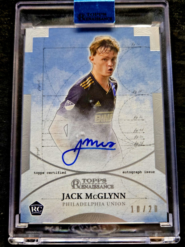 2022-23 Jack McGlynn Topps Renaissance Engravement Autographed Rookie /20 SEALED