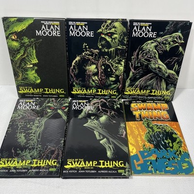 Alan Moore Saga of the Swamp Thing HC Books 1 2 3 5 6 + Dark Genesis Lot OOP