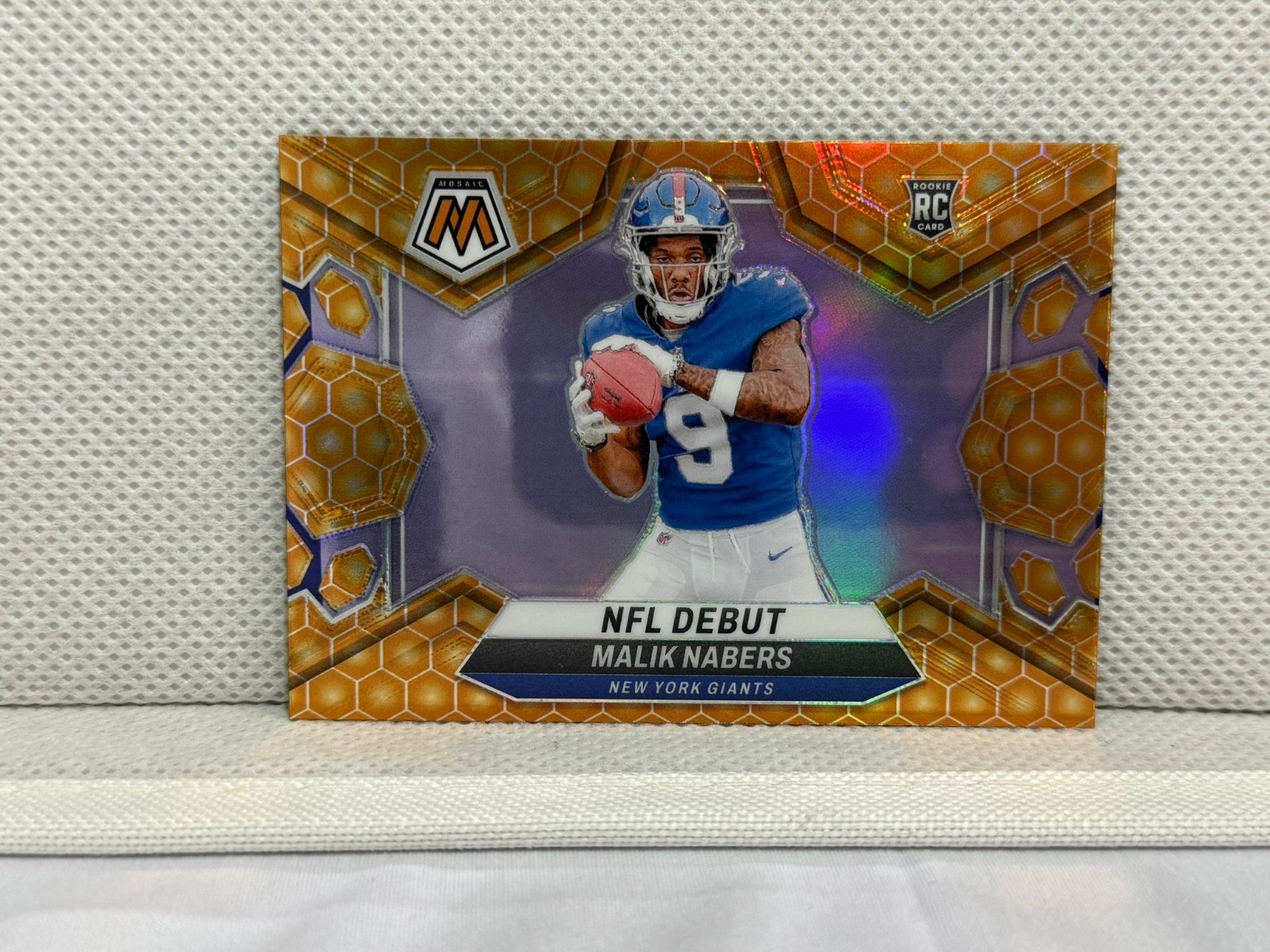 2024 Mosaic Malik Nabers Honeycomb Prizm Rookie RC NFL Debut #284