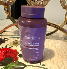 Nutriplus Apple Cider Vinegar Inulin Gummies Apple & Pomegranate 60 Ct 5.8 oz