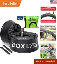 2 Pack Bike Tube 12"/14"/16"/18"/ 20"/ 22"/24"/ 26"/27.5"/28"/29"  1.75/1.95...