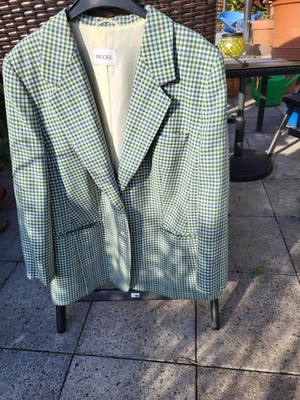 Vintage Blazer Damenblazer Jacke ''HUCKE'' Gr.44, 45% Schurwolle