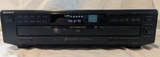 Sony CDP-CE215 5 CD Changer NO REMOTE TESTED WORKS