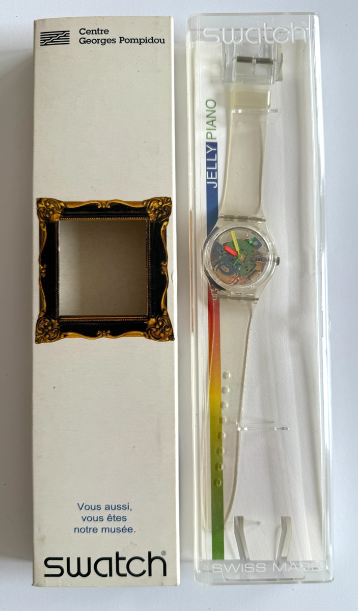 Swatch Watch RARE Jelly Piano VTG 1999 Centre Georges Pompidou Pop