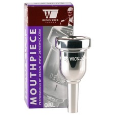 Denis Wick - Classic Heavytop Bass Trombone Mouthpiece - Silver Plated - 0AL