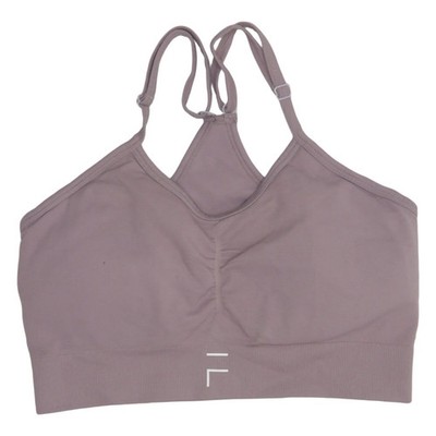 Fabletics, Sport-BH, Größe: XS, Lila, Einfarbig, Rippenstrick, Damen #D8d