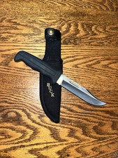 Vintage BUCK 619 USA WOODSMATE 1993 fighting hunting survival knife Bowie NICE