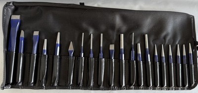 Werkzeugsatz Splintentreiber-Satz Meisel 20tlg. in Rolltasche PROMAT