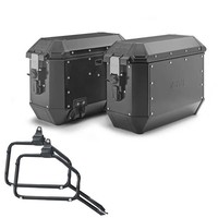 Givi ALA36BPACK2 + PLO6423MK Seitenkoffer Mit Rahmen FüR Triumph Tiger 1200 GT
