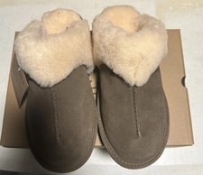 NWT Bear Paw Loketta Slippers Seal Brown Women's Size 9