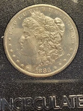 1883 CC Morgan Silver Dollar, GSA, PCGS MS63PL, Carson City     inv09    g50g