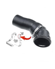 Intercooler Pipe Turbo Hose Upper Side For Bmw E60 E61 525d 530d xd 11617799401