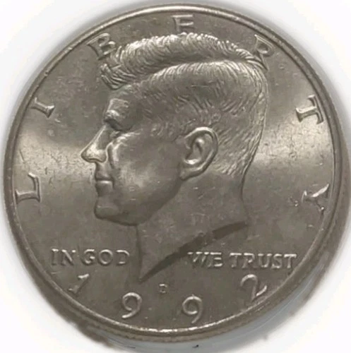 1992-D Kennedy Half Dollar — photo from the most recent tracked eBay sale