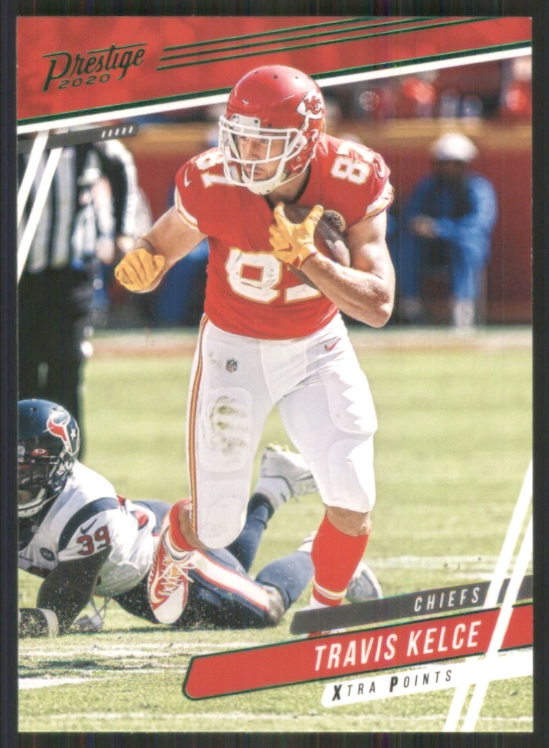 2020 Prestige Xtra Points Green #63 Travis Kelce Kansas City Chiefs TW416