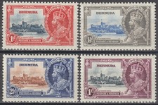 EDSROOM-21610 Bermuda 100-103 LH 1935 Complete Silver Jubilee CV$16.80