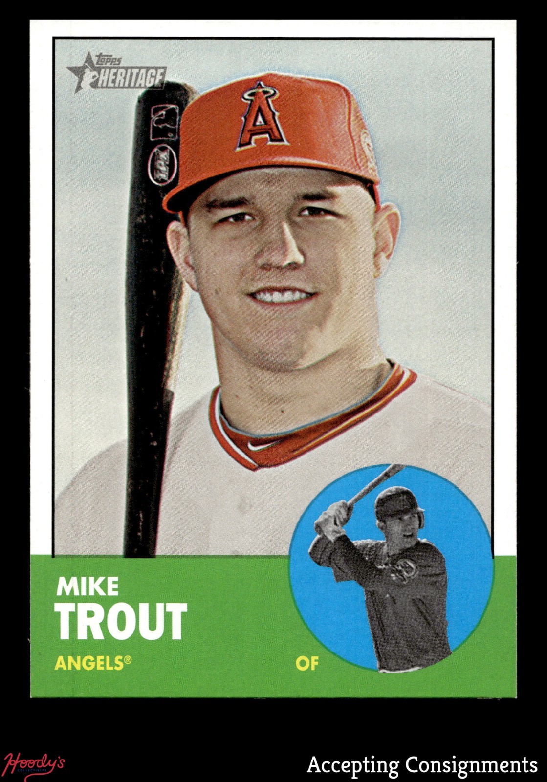 2012 Topps Heritage #207 Mike Trout LOS ANGELES ANGELS