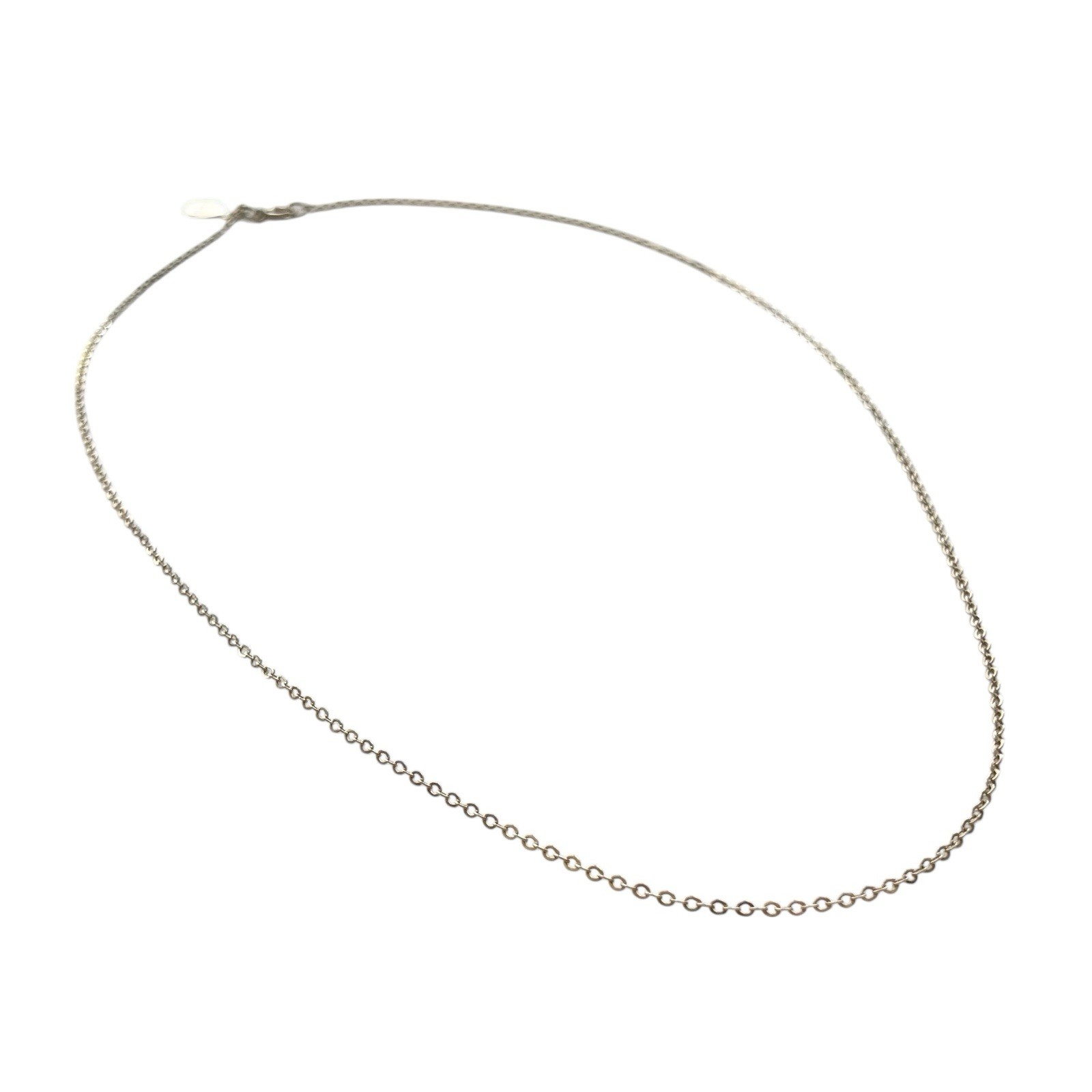 "Dainty Sterling Silver Chain 18” Signed \"SB\" 925"