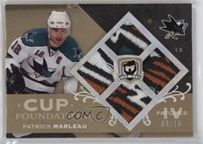 2007-08 Upper Deck The Cup Foundations Jerseys 9/10 Patrick Marleau Patch 2d8