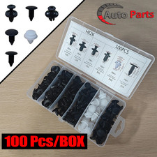 For Chevy 100pcs Car Bumper Hood Clips Retainer Rivet Fastener Fender Push Pin