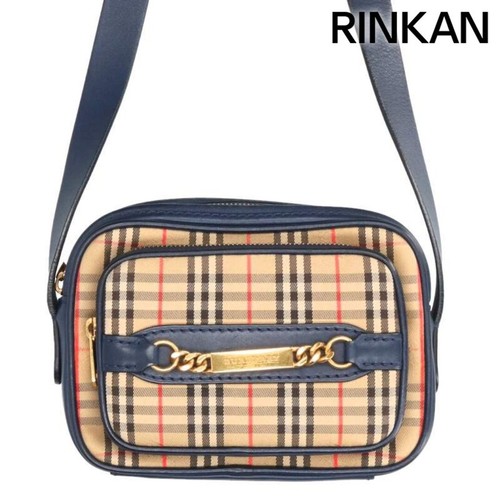Burberry Nova check camera shoulder bag ladies' Used 96b12595dcef13e28d775eb04d7