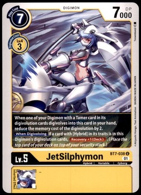 Digimon - JetSilphymon BT7-038 U - Normal - Next Adventure