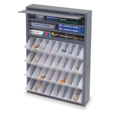 Durham Mfg 590-95 Bin Dispensing Cabinet, Tilt Out, Gray