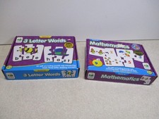 The learning Journey Mathematics & 3 Letter Words Learning Cards Puzzle for kids