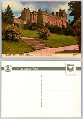 Continental Isle Of Arran Brodick Castle Postcard