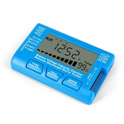 NIMH -Batterie -Tester Vollständige Batteriespannung Batteriekapazitätstester