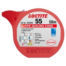 LOCTITE 55 Pipe Thread Sealant Non Curing Thread Sealant for Plumbing Pipes and