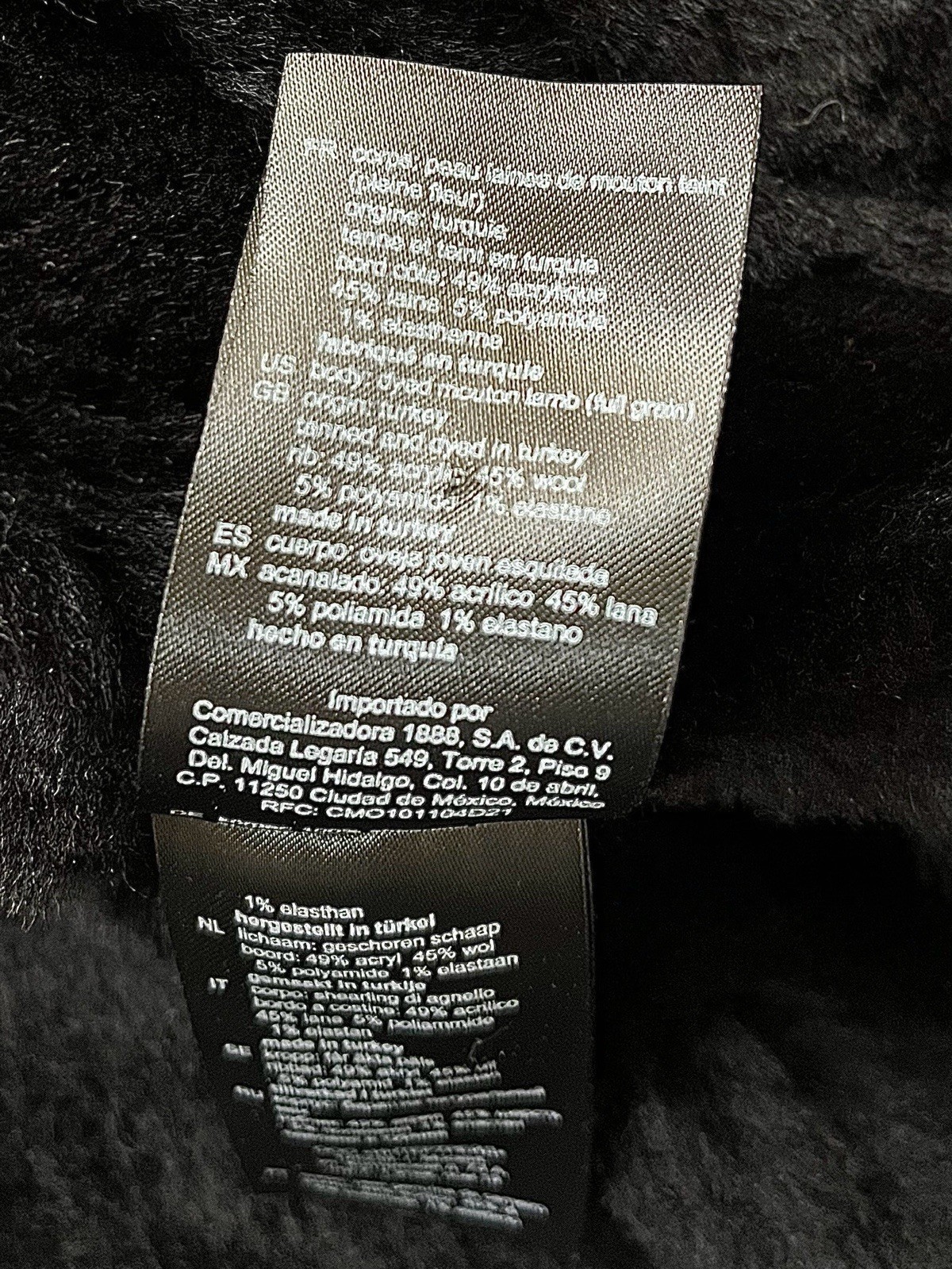 Sandro Black Shearling Jacket Small fits like xs - image 16