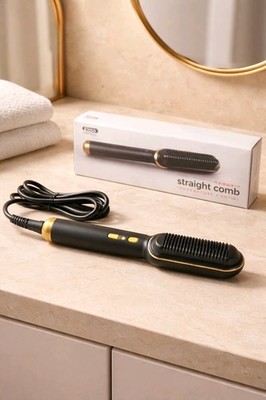 Tirupati Straight Comb Temp Control Hair Straightener NIB Fit 909