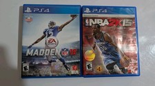 Lot Of 2 PS4 NBA 2k14, Madden NFL 16 PlayStation 4