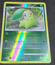 Chikorita - 77/123 - Mysterious Treasures - Reverse Holo - LP on eBay