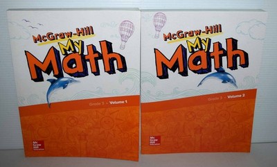 McGraw Hill My Math Grade 3  2018  Vol 1 &2 Student work text Set FREE SHIPPING