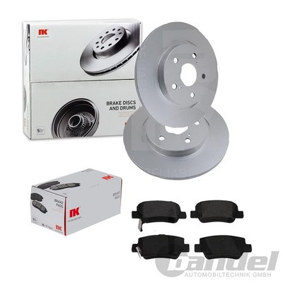 NK BREMSSCHEIBEN 290mm + BELÄGE HINTEN passend für TOYOTA AVENSIS T27