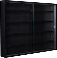 Inter Link Sammlervitrine Wandvitrine Schwarz...