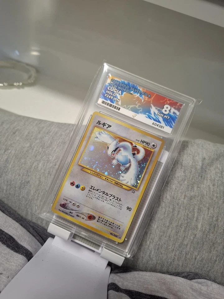 Lugia Holo Gold, Silver, New World Japanese Vintage 2000 Pokémon Card ACE 8 - Image 2 of 4