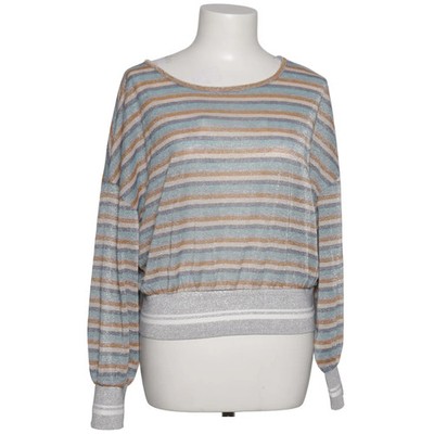 Gloria Jeans, Strickpullover, Größe: M, Blau/Grau/Gelb/Silber #JHs