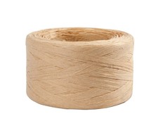 Papier-Raffiabast, L 100 m, B 7-8 mm Beige (US IMPORT)