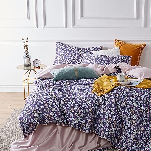 Duvet Cover King Size Set Boho Floral Pattern Duvet Cover Set for King Size - Picture 2 of 7