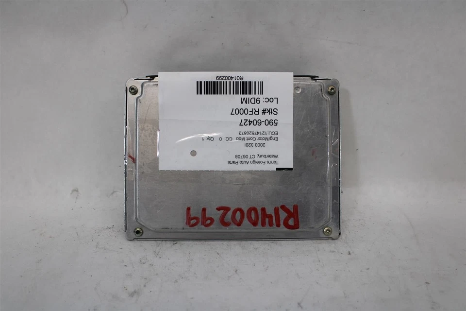 ORDENADOR ECM ECU BMW 320i 2002 02 2003 03 2004 04 2005 05 12147520873 1400299 Foto 4 de 4